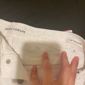 Denim Forum Yoko Jean Shorts, Size 27